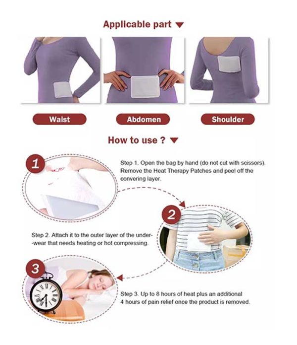 Heat Therapy Patch for Menstrual Pain Relief Asclepius